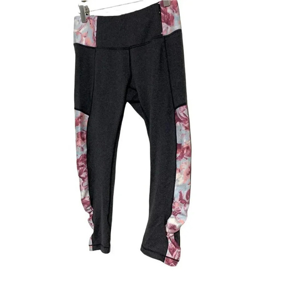 Calia Essential print S gray & pink capri leggings - Picture 2 of 7